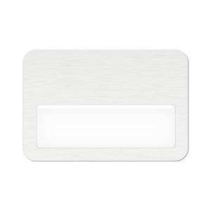 Бейдж 7,6х5,1 см, окно 6,4х2 см