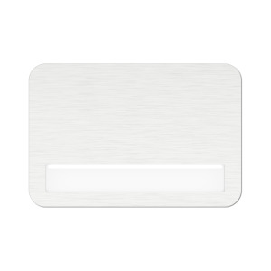 Бейдж 7,6х5,1 см, окно 6х1,2 см