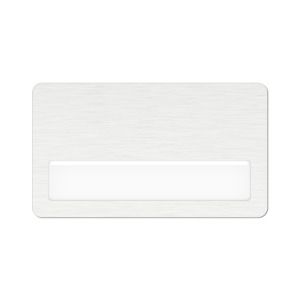 Бейдж 7х4 см, окно 6х1,2 см