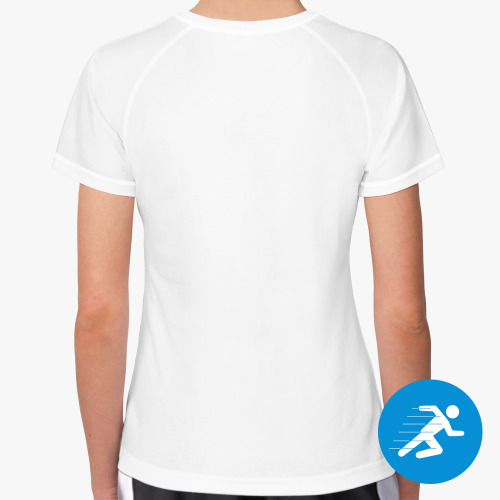 Женская спортивная футболка с принтом ЭД4М-0502