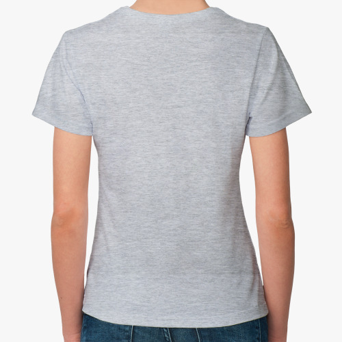 Женская футболка с принтом Радужный единорог