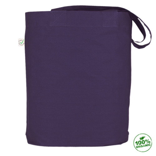 Сумка шоппер с принтом Веселая лиса с карамельным петушком в руках