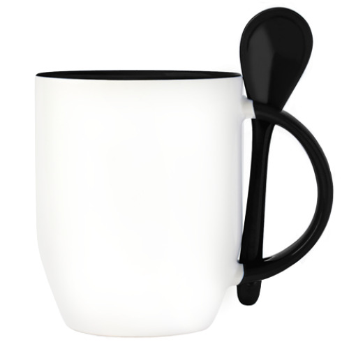 Кружка с ложкой с принтом Accio tea