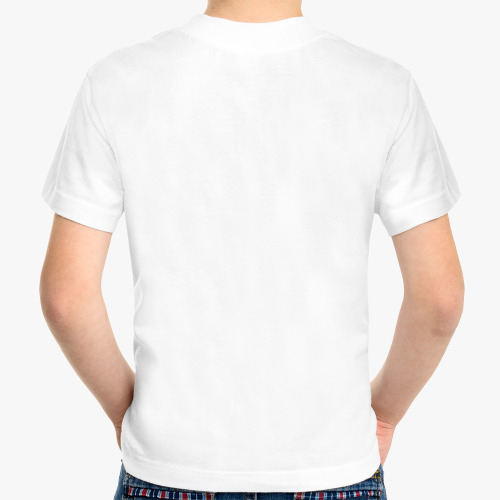 Детская футболка с принтом Овечка на полянке