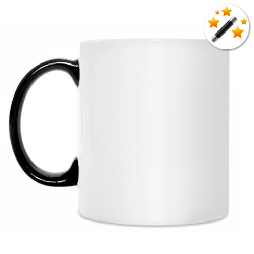 Кружка-хамелеон с принтом Баскетбол в сердце