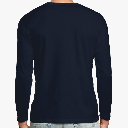 Лонгслив с принтом Сноубордист