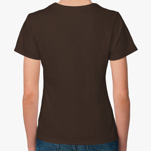 Женская футболка с принтом Дева-птица и отчаявшийся