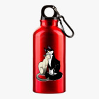 Металлическая бутылка 400 мл UV-DTF