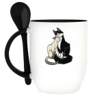 Кружка с ложкой