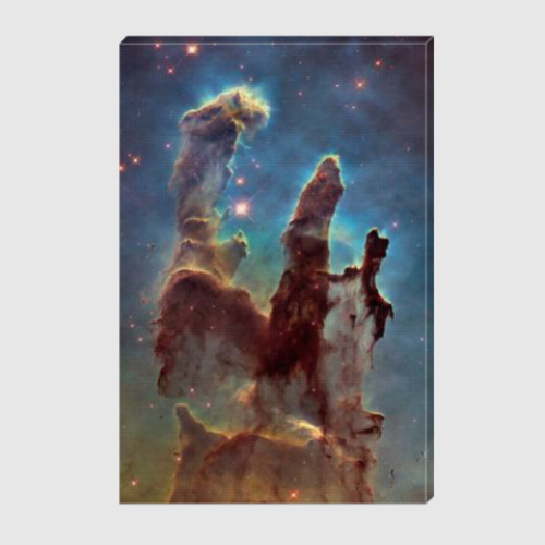 Холст с принтом Туманность Орёл - Столпы Творения