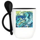 Кружка с ложкой