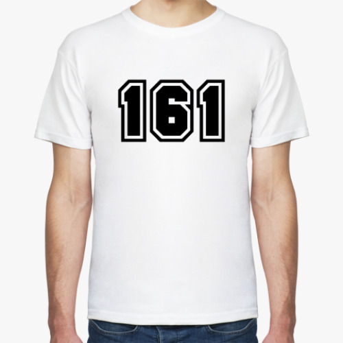 Футболка с принтом  161 регион