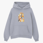 Толстовка худи оверсайз