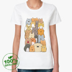 Женская футболка органик