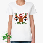 Женская футболка органик