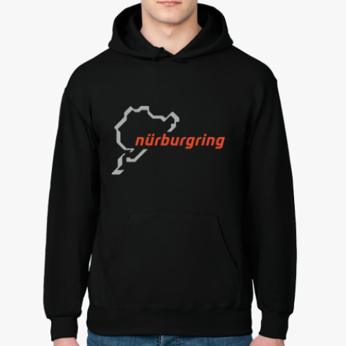 Толстовка худи с принтом Nurburgring