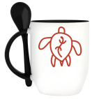 Кружка с ложкой