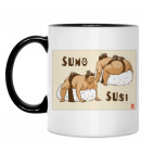 Кружка двухцветная