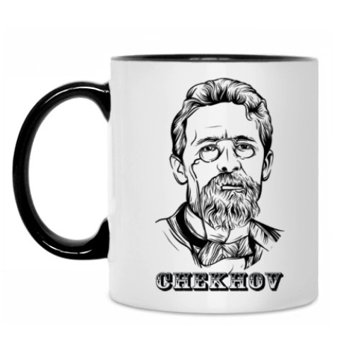 Кружка с принтом  Чехов