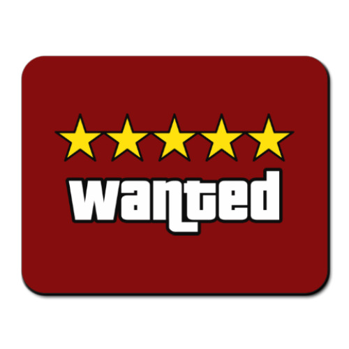 Коврик для мыши с принтом Wanted