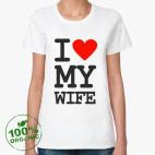 Женская футболка органик