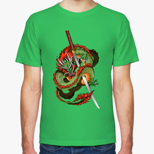 Футболка с принтом Дракон