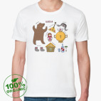 Мужская футболка органик