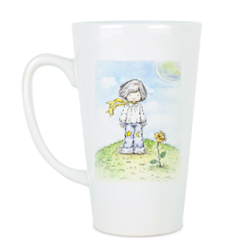 Чашка Латте с принтом Маленький принц