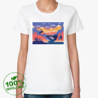 Женская футболка органик
