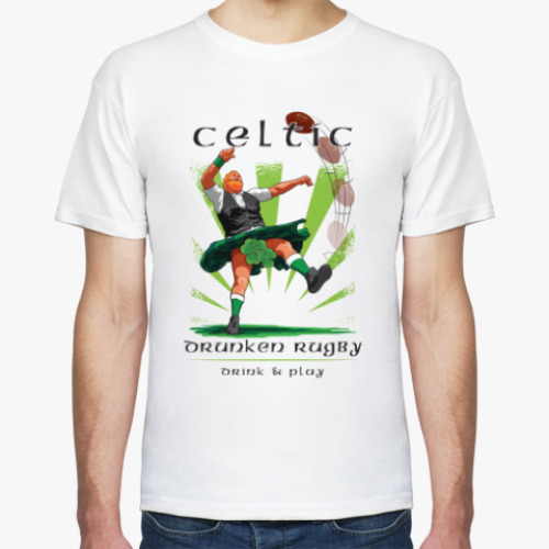Футболка с принтом Кельский регби
