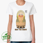 Женская футболка органик