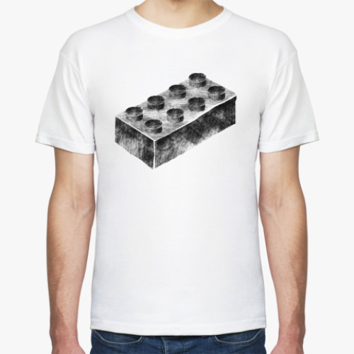 Футболка с принтом Кубик ЛЕГО