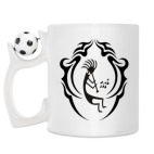 Кружка с футбольным мячиком
