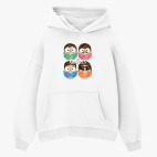 Толстовка худи оверсайз