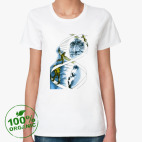 Женская футболка органик