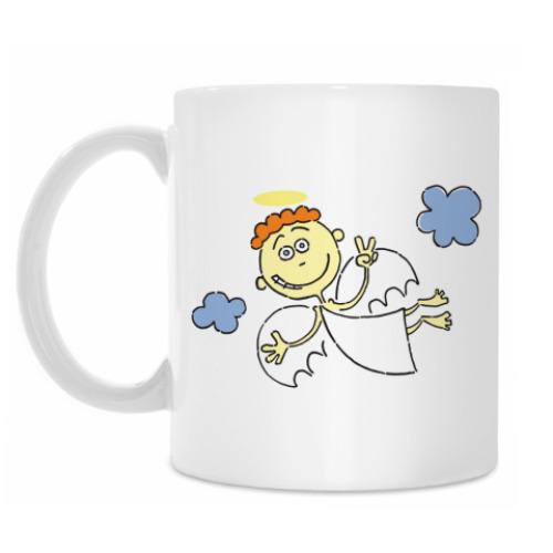 Кружка с принтом Мой ангелочек