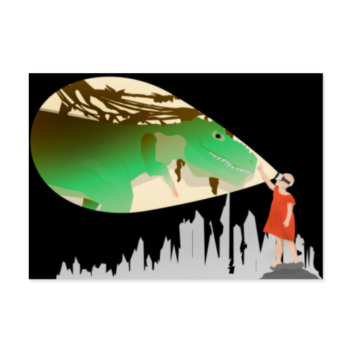 Виниловые наклейки с принтом  Темное будущее