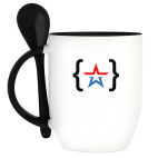 Кружка с ложкой