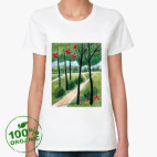 Женская футболка органик
