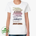 Женская футболка органик