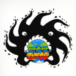 Black hole eating a globurger