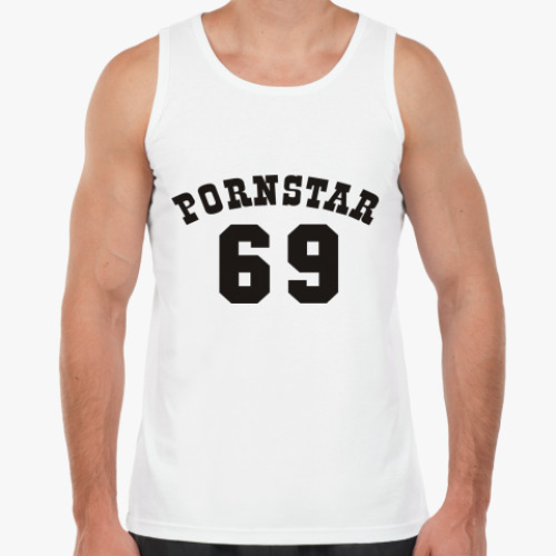 Майка с принтом Pornstar 69