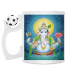 Кружка с футбольным мячиком