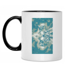 Кружка двухцветная