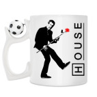 Кружка с футбольным мячиком