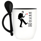 Кружка с ложкой