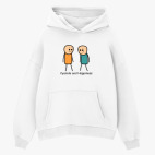 Толстовка худи оверсайз