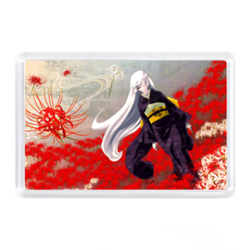 Магнит с принтом Девушка