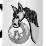 Ежик на луне и лошадка в туман