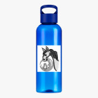 Прозрачная спортивная бутылка